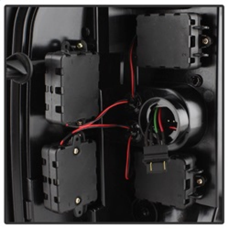Spyder 5084095 fits Silverado (Will Not Work w/2010 921 Bulb)V3 Tail Lights Blk