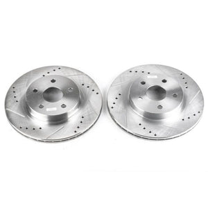 PowerStop fits Toyota 96-00 RAV4 Front Evolution Drilled & Slotted Rotors - Pair