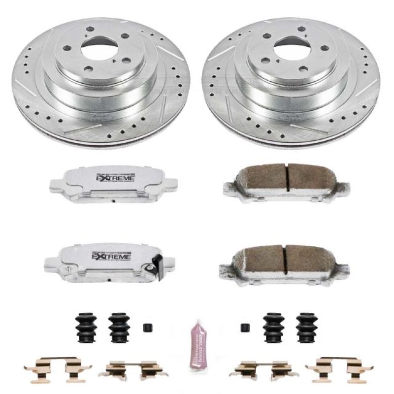 PowerStop K219-26 05-09 fits Subaru Legacy Rear Z26 Street Warrior Brake Kit