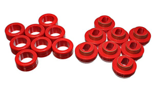 Energy Suspension 3.4121R Crew Cab 2&4Wd Body Mounts - Red