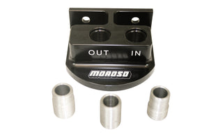 Moroso 23767 Remote Spin On Oil Filter Mount - 13/16in & 3/4in & 22mm Oil Filter