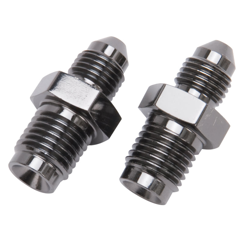 Russell 641323 Performance -3 AN SAE Adapter Fitting (2 pcs.) (Black)