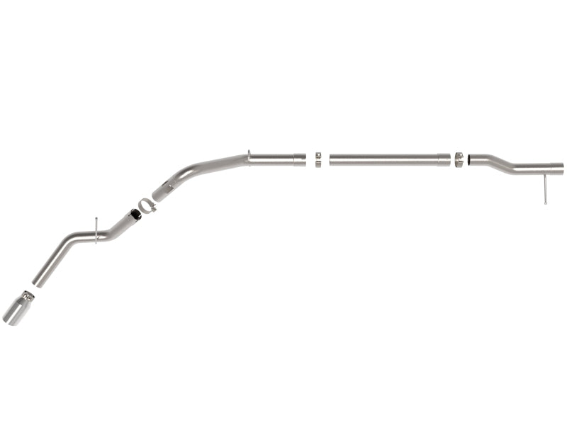 AFE 49-44144-P fits GM Trucks L6 Large Bore-HD 3 IN 409 Stainless Steel DPF-Bac