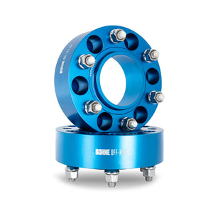 Borne Off-Road BNWS-001-350BL Wheel Spacers - 6x139.7 - 93.1 - 35mm - M12 - Blue