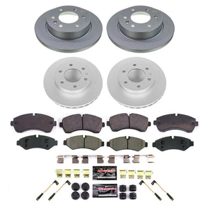 Power Stop CRK8673 20-23 fits Ford Explorer Front Z17 Coated Brake Kit