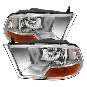 9022937 Xtune fits Dodge 09-12 Ram 1500 ( Non Quad Headlights ) Crystal Headli