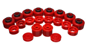 Energy Suspension 4.4111R Body Mount Set - Red