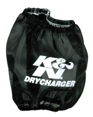 K&N Engineering HA-6806DK K&N Drycharger Air Filter Wrap-Round Tapered Black 4.75in Base ID x 4.5in Top ID x 4.75in H