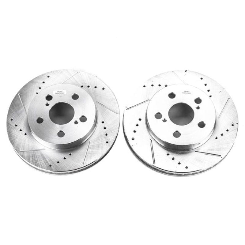 PowerStop fits Toyota 16-19 Prius Front Evolution Drilled & Slotted Rotors -