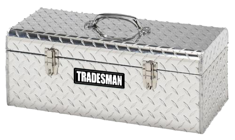 Tradesman 5124T Aluminum Handheld Tool Box (24in.) - Brite