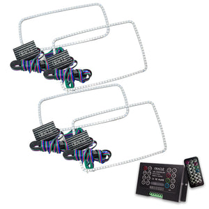 ORACLE Lighting 2249-333 Oracle fits Ford F250 08-10 Halo Kit - ColorSHIFT w/ 2.0 Controller