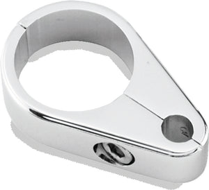 Bikers Choice 489798 1 Inch Chrome Plain Clutch Cable Clamp