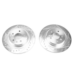 PowerStop fits Buick 16-18 Envision Rear Evolution Drilled & Slotted Rotors -