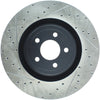 Stoptech 127.61116R Slotted & Drilled Sport Brake Rotor - 2015 Ford Mustang GT - Front Right
