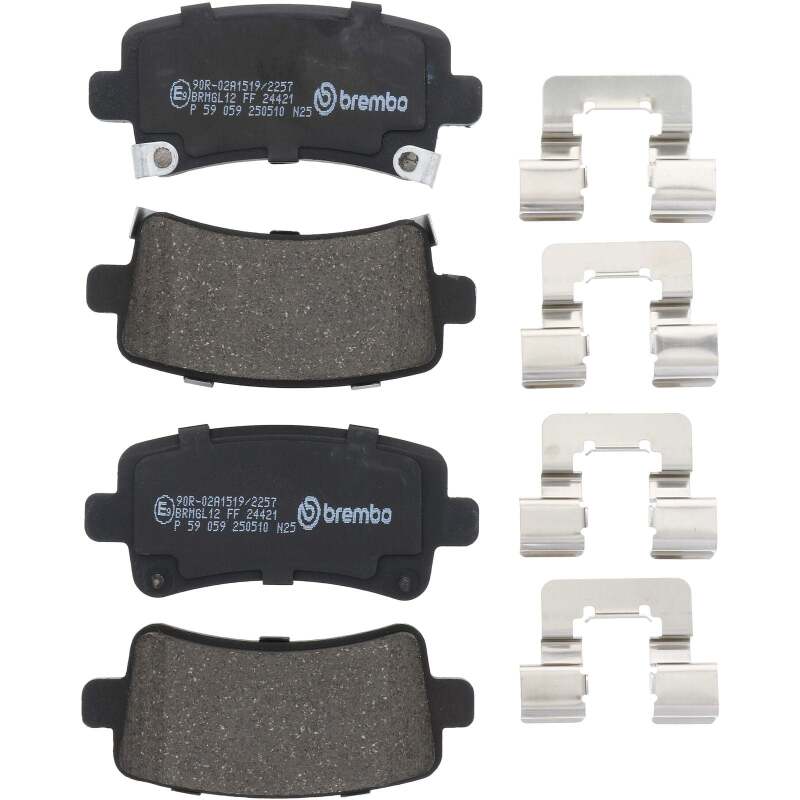 Brembo OE P59059 13 17 fits Cadillac XTS/2019 XTS/14-19 Chevrolet Impala/2010 Sa