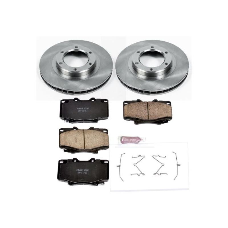 PowerStop KOE1154 fits Lexus 96-97 LX450 Front Autospecialty Brake Kit