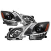5075888 Xtune fits Lexus 06-11 Gs OE Projector Headlights (w/AFS. Hid Fit) Bla