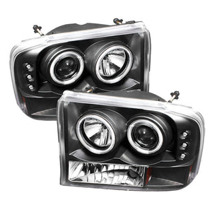 Spyder 5030122 fits Ford 99-04 F250 Super Duty Projector Version 2 CCFL Halo LE