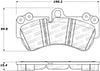 Stoptech 308.1007 Street Brake Pads