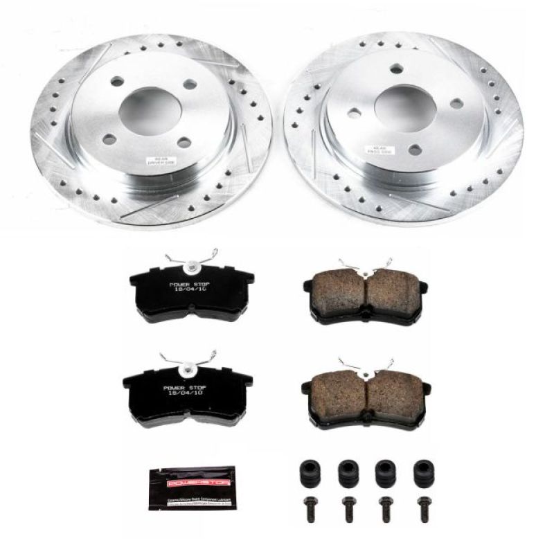 PowerStop K1363 fits Ford 14-19 Fiesta Rear Z23 Evolution Sport Brake Kit