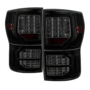 9034473 Xtune fits Toyota 07-13 Tundra LED Tail Lights Black Smoked ALT-JH-TTU