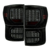 9034473 Xtune fits Toyota 07-13 Tundra LED Tail Lights Black Smoked ALT-JH-TTU