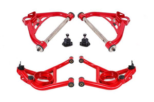 BMR Suspension AAK321R BMR 70-81 fits GM F-Body / 75-79 GM X-Body Non-Adjustable A-Arm Kit - Red