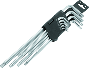 BikeMaster 151583 BikeMaster 9-pc Ball End Long Wrench Set - Torx