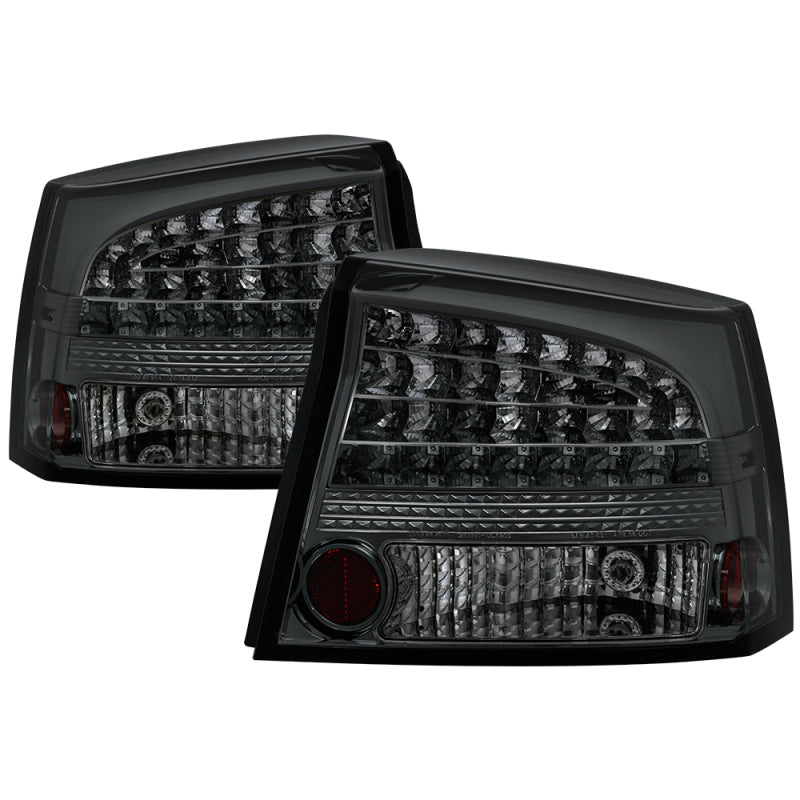 Spyder 5002310 fits Dodge 06-08 Charger LED Tail Lights Smoke ALT-YD-DCH05-LED-