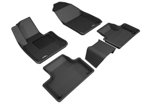 3D MAXpider L1VV02501509 2018-2020 Lincoln/fits Ford Navigator/Expedition Kagu 3rd Row Floormats - Black