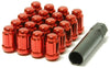 Wheel Mate 41886R Muteki Closed End Lug Nuts - Red 12x1.50