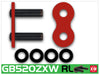 RK Chain RR520ZXW-RL RR520ZXW-RIVET - Red