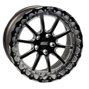 Belak Wheels 18125450S48BS-BLT-SBL Belak 18x12 / 8.75in BS / 5x4.5in BP / High Pad / Series 4 - Billet Single Beadlock Wheel