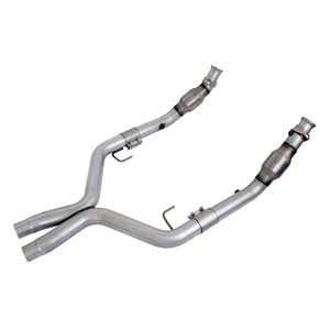 BBK  1770 Mustang 4.6 GT High Flow X Pipe With Catalytic Converters - 2-3/4
