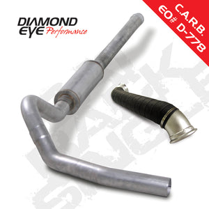 Diamond Eye Performance K4127A Diamond Eye KIT 4in Catback Single w/ TDP AL 06-07 fits Chevy/fits GMC 6.6L Duramax 2500/3500