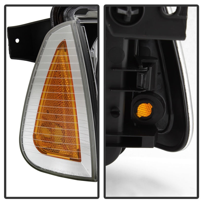 xTune 9042393 05-10 fits Dodge Charger 4pc OEM Style Halogen Headlights w/Corne
