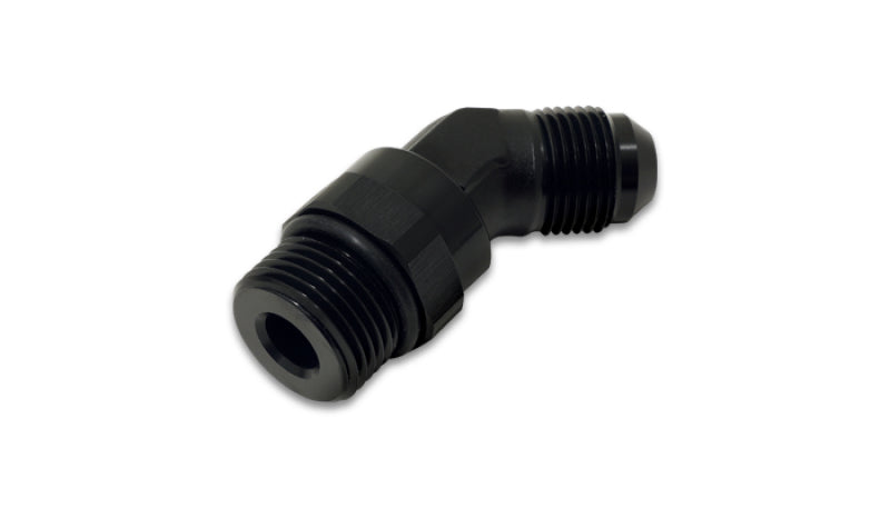 Vibrant 16940 -6AN Male Flare to Male -6AN ORB Swivel 45 Degree Adapter Fitting