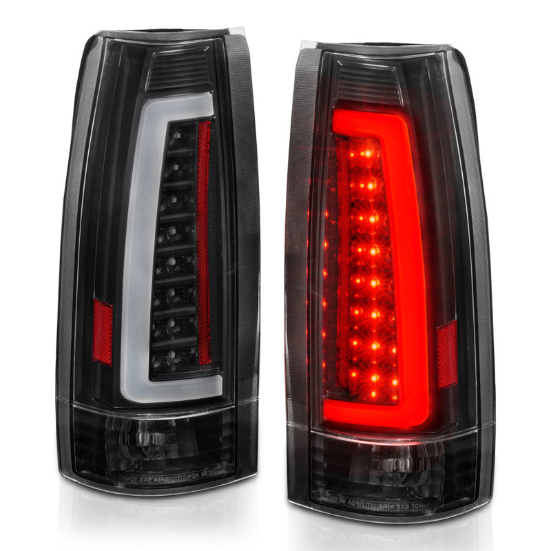 ANZO 311344 1900 fits Cadillac 99-20 Escalade LED Taillights Black Housing Clear Lens Pair