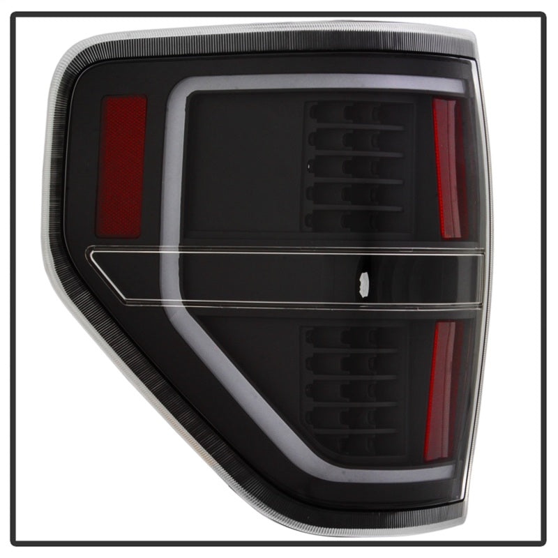 xTune 9042188 09-14 fits Ford F-150 Light Bar LED Tail Lights - Black (ALT-JH-F