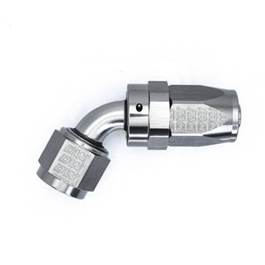 DeatschWerks 6-02-0822 8 AN Female Flare Swivel 60-degree Hose End CPE - Anodiz