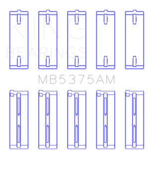 King Engine Bearings MB5375AM fits Toyota 2ZZGE Crankshaft Main Bearing Set