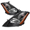 9023590 Xtune fits Nissan 03-07 Murano (Not Hid Model) Crystal Headlights Blac