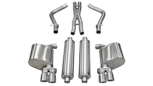CORSA Performance 14525 Corsa 2011-2013 fits Dodge Charger R/T 5.7L V8 Polished Sport Cat-Back Exhaust
