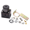 Edelbrock 174053 Fuel Pressure Regulator Carbureted 180 GPH 5-10 PSI -10 In/Out -6 Return Black