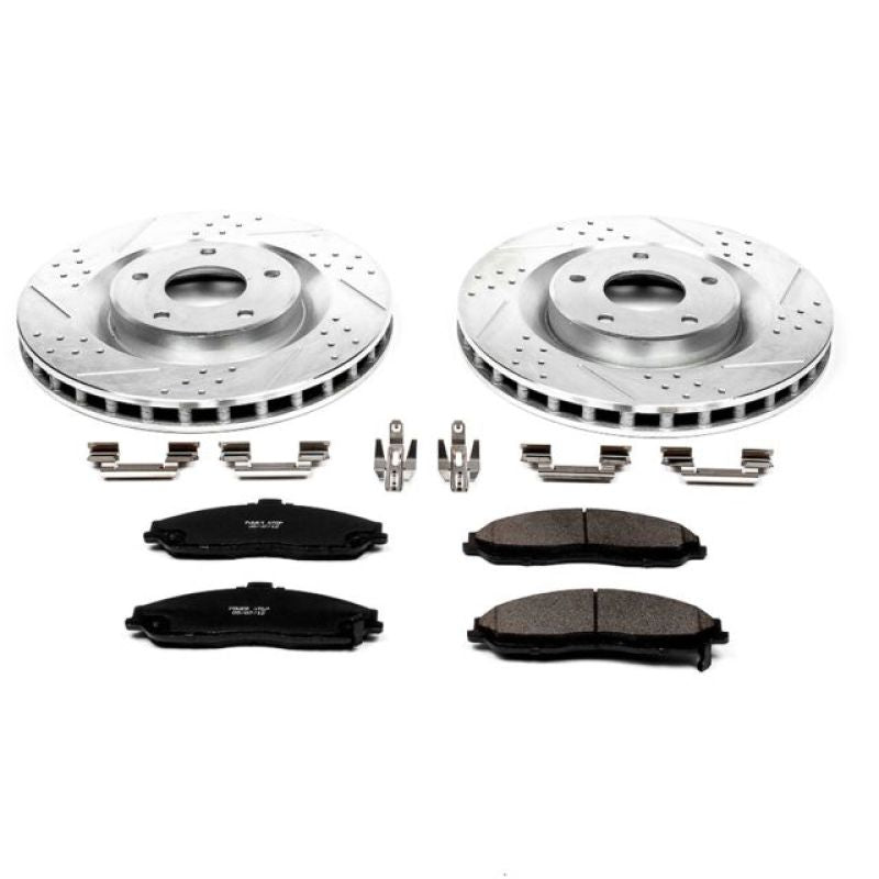 PowerStop K1417 fits Cadillac 05-07 XLR Front Z23 Evolution Sport Brake Kit