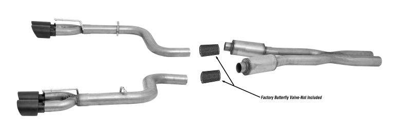 Gibson  617010-B fits Dodge 15-19 Challenger SRT Hellcat 6.2L 3in Cat-Back Dual