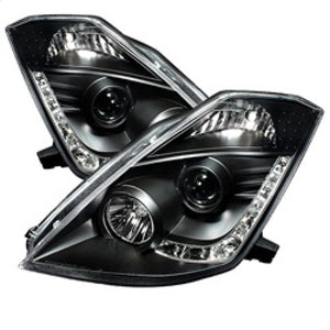 Spyder 5032225 fits Nissan 03-05 350Z Projector Headlights Xenon DRL Blk High H