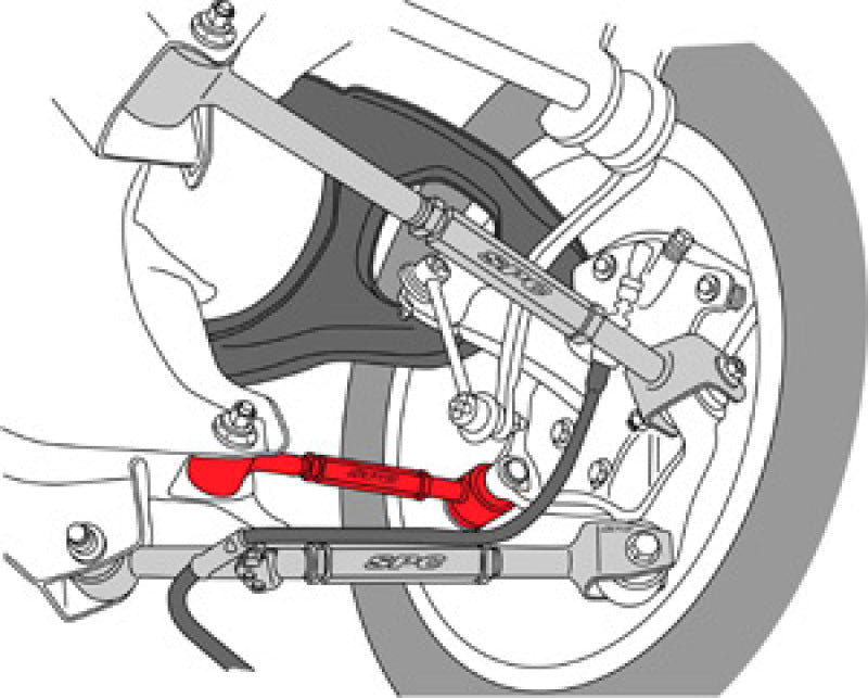 SPC Performance 67555 Honda Accord/09-10 fits Acura 08-10 TSX/TL Rear Adjustable Toe Arm