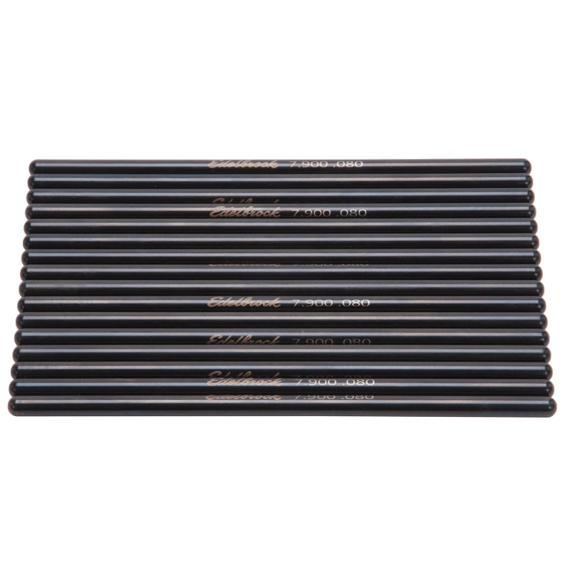 Edelbrock 9629 fits SBC Push Rods + 100 Set of 16