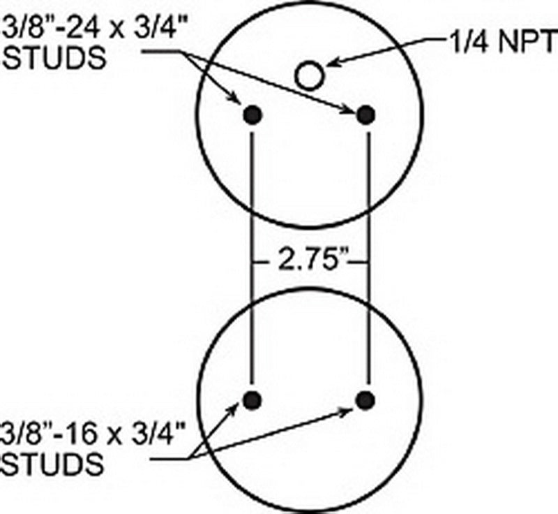 Firestone 7325 Ride-Rite Replacement Air Spring Bellow (Rear) 26C (W217607325)